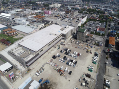 2025年9月工事進捗画像(南側から)