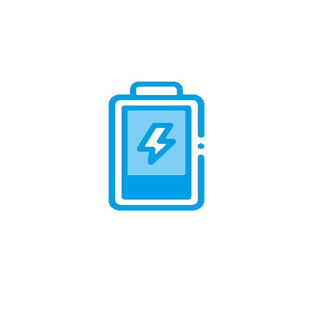 蓄電池のイラスト