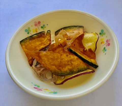 かぼちゃ(野菜)チップスの写真