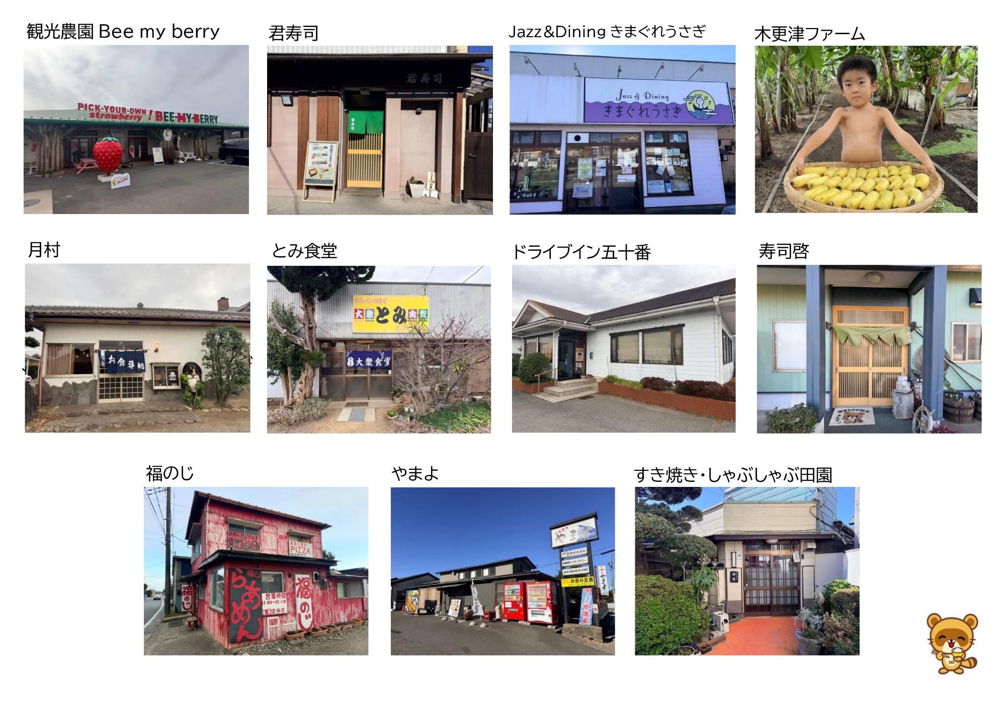 新規地産地消推進店一覧