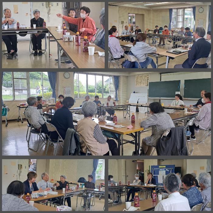 東清シニアカフェにて楽しく話をする皆さん