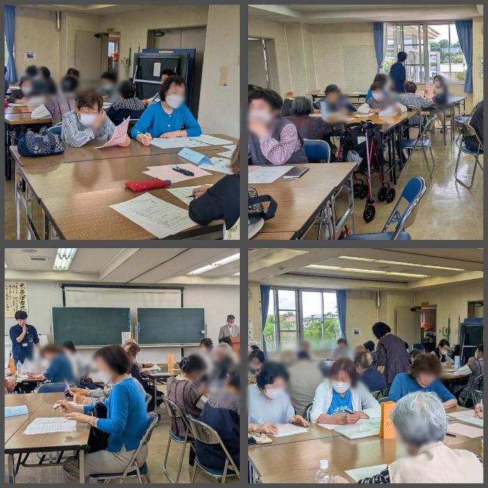さわやか学級にて、自己紹介やコンセンサスゲームに楽しく取り組む皆さん