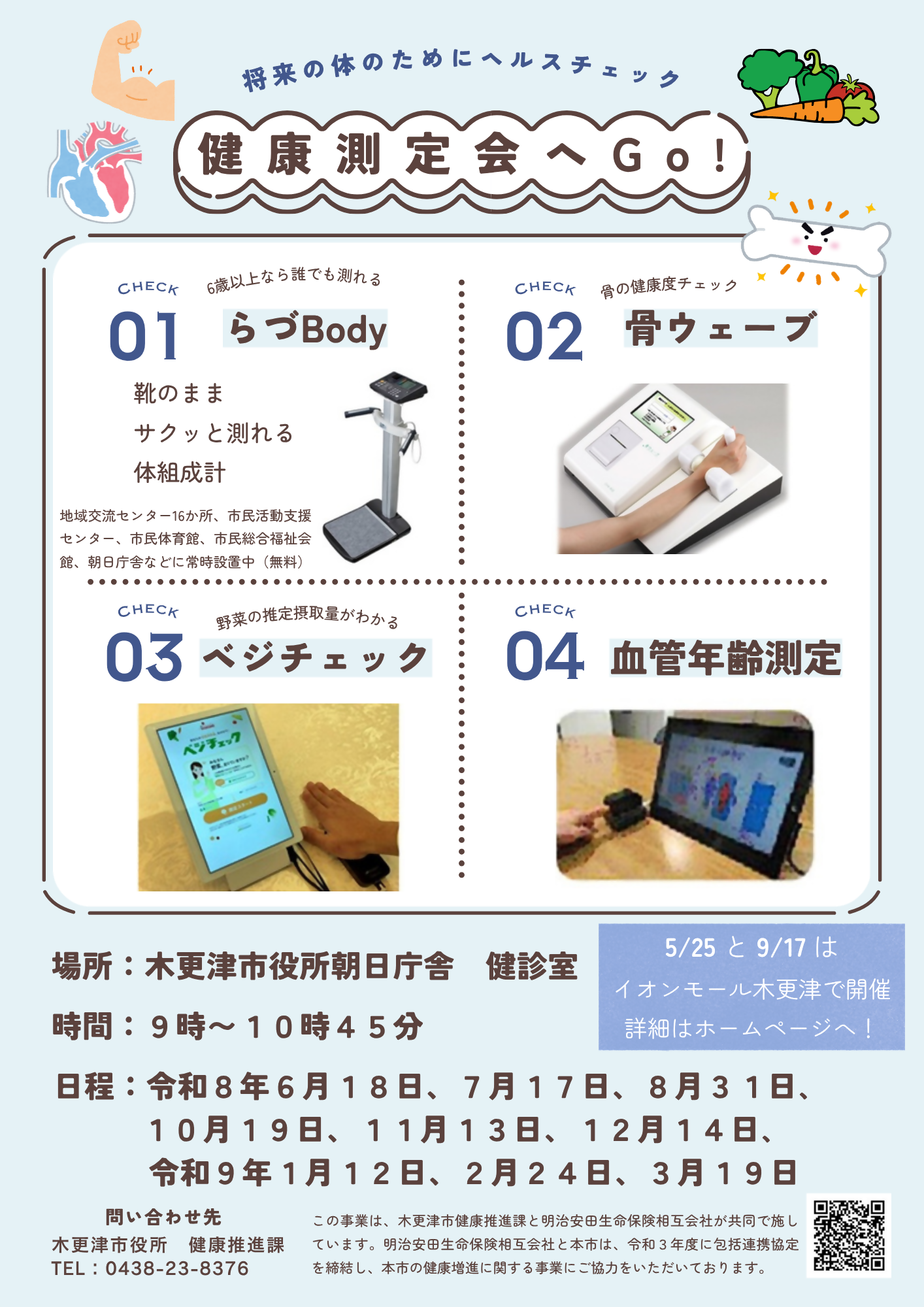 健康測定会内容について