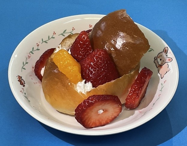 フルーツカーロールの完成写真