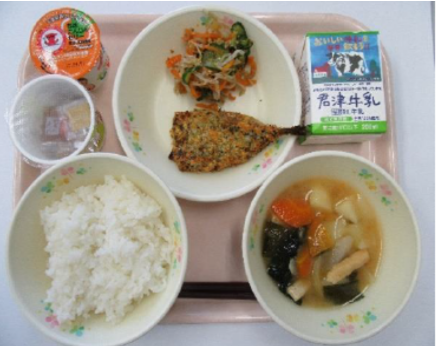 令和6年県民の日に提供された中学校の給食の写真