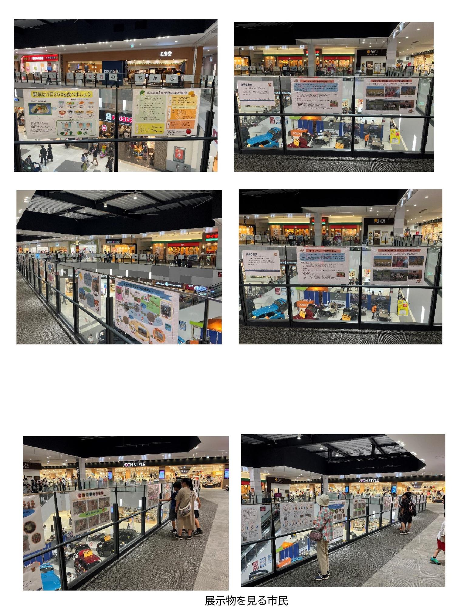 令和7年6月にイオンモール木更津で展示した食育のポスター