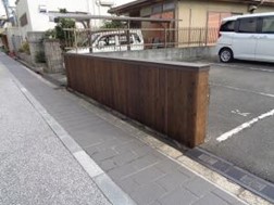 木材を活用したブロック塀等の修景（実施後）
