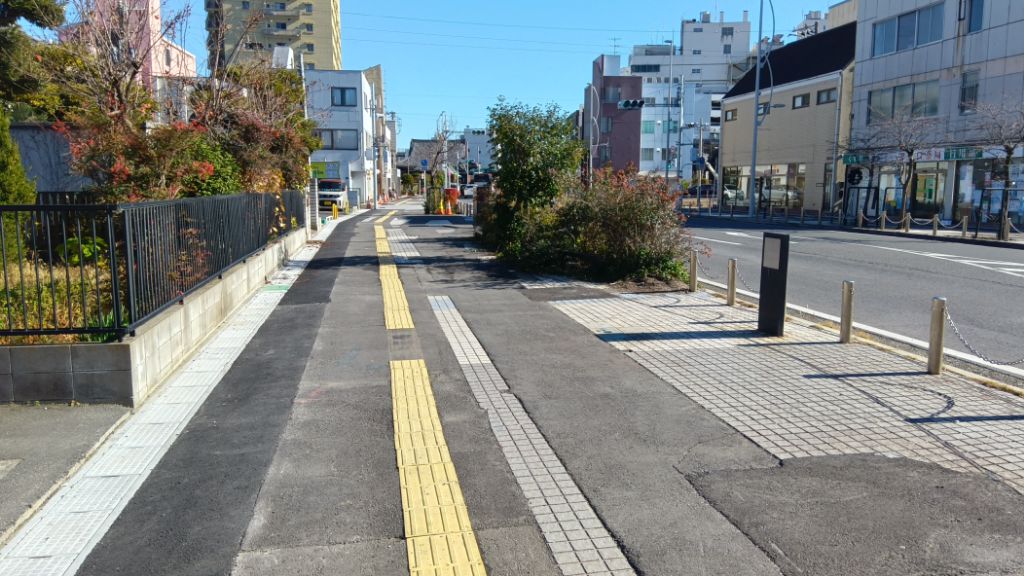 新しい側溝に更新した状況