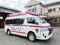 富来田救急1。消防署富来田分署に配置されている救急車の写真
