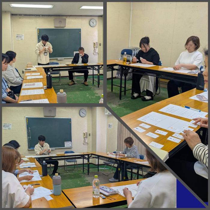 ママ講座に集まった皆さん。今年の年間計画を決めています。